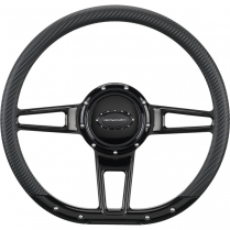 D-Shape 14" Formula Select Steering Wheel Only - Black