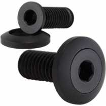 Pro-Bolts 1/4-20 x 1" with 11/16" Washers (Pair) - Black