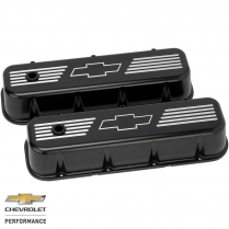 Bowtie Short Valve Cover for Chevy BB - Black