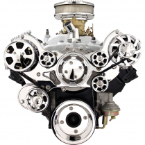 Tru Trac Serp System Pontiac SB & BB Prem Alt & AC- Polished