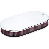 Smooth Dual Quad Air Cleaner - Polished