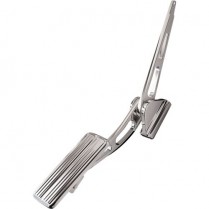 Rectangle Street Rod Gas Pedal Assembly - Polished
