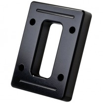 Universal Floor Mount Gas Pedal Spacer - Black Anodized