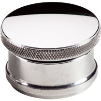 Weld-In Oil Fill Cap with Weld-In Aluminum Bung - Polished