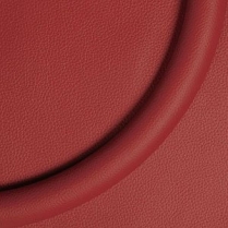 14" 3 Piece Select Edition Half Wrap Trim Rim - Red Leather
