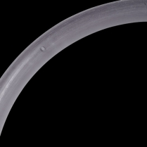 14" D-Shaped Half Wrap Trim Ring - No Leather