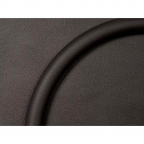 Half-Wrap Ring - 14" Black Leather