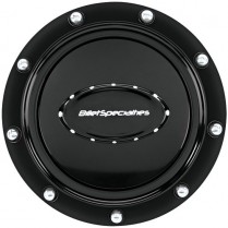 Pro-Style with Billet Logo & Rivets Horn Button - Black