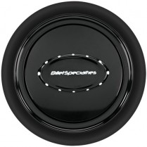 Smooth Pro-Style with Billet Logo Horn Button - Black