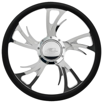 Half-Wrap 15.5" BLVD 75 Style Steering Wheel - Polished