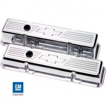 Bowtie Tall Valve Covers for SB Chevy - Polished