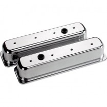 Smooth Tall Valve Covers SB Chevy Center Bolt - Polished