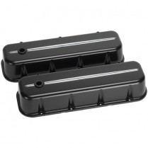 Streamline Tall Valve Covers for BB Chevy - Black