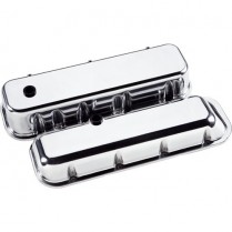 Smooth Tall Valve Covers for BB Chevy - Polished