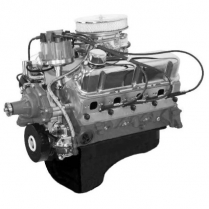 302 cid 361 HP Dressed Long Block Crate Engine w/Front Sump