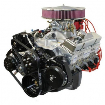 New BPE 350 cid 390HP Dressed Crate Engine w/Black Drive Kit