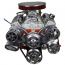 GM 383 cid 436 HP Dressed Crate Engine w/Polished Drive Kit