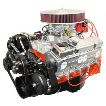 New 400 cid 508 HP SBC Base Crate Engine w/Black Drive Kit