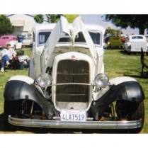 1932 Ford Passenger Car Black Fender Bra