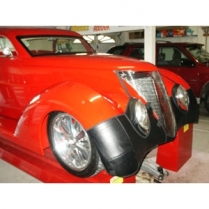 1937 Ford Downs Fender Bra with Lowered Headlight