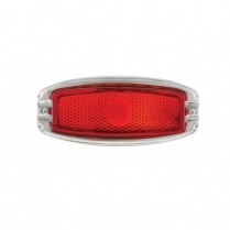1941-48 Chevy Car Left Tail Light Assembly - Red Lens