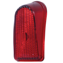 1949-50 Chevy Pass Car Tail Light Lens with Red Glass