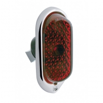 1940 Chevy Car Tail Light Assembly with Red Lens