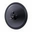 5" Round Smooth Mirror Head with 1/4"-20 Stud - Black