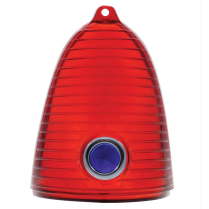 1955 Chevy Passenger Car Plastic Tail Light w/Blue Bot Lens