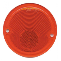 1955-59 Chevy Truck Stepside Tail Light Lens, Red Plastic