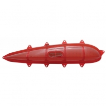 1959 Chevy Impala Right Hand Tail Light Lens - Red Plastic