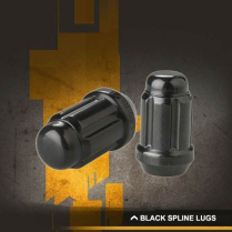 7/16" 6 Spline Drive Lug Nut - Black