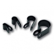 Black Nylon Clamps 1" - Pack of 10
