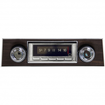 1967 Pontiac Firebird USA-740 Radio with Walnut Bezel