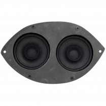 Dual 3-1/2" Dash Speaker Assembly 5" x 7" Size - 80 Watt