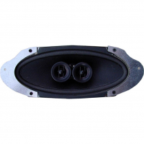 Dual 3-1/2" Dash Speaker Assembly 4" x 10" Size - 60 Watt