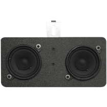 Dual 3-1/2" Dash Speaker Assembly 4" x 10" Size - 80 Watt