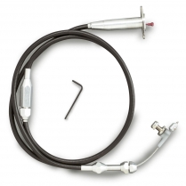 Rostra Cruise Control Cable with Fuel In - Black Housing