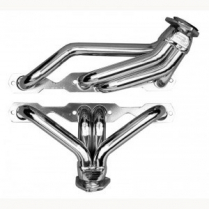 1955-57 Chevy SB Chevy Headers with D Port - Silver Coated