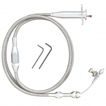 Rostra Cruise Control Cable with Fuel In - Pol & Braided SS