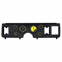 1979-86 Mustang AutoCross Yellow 6 Gauge Kit - Black