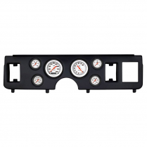 1979-86 Mustang Velocity White 101 6 Gauge Kit - Black