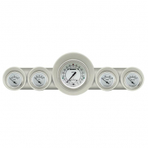 1959-60 Chevy Car Classic White 4-5/8" Speed Tach & 2-1/8"