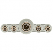 1959-60 Chevy Car Nostalgia 4-5/8" Speedo & 4 2-1/8"