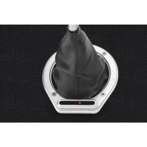4 Speed GM Horiz Round LED Shifter Boot Indicator Kit- Satin