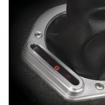 GM 4 Speed Horiz Rect LED Shifter Boot Indicator Kit- Satin