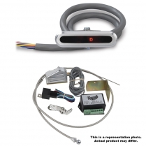 Horizontal LED Ford C4/C6 Dash Indicator with Sensor - Satin