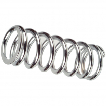 Superide Coilover Springs, 10" x 350lb -Silver Powder Coated