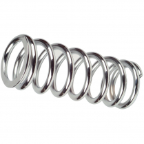 Superide Coil-Over Springs, 9"x 400lb - Silver Powder Coated