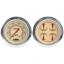 1954-55 Chevy P/U Vintage Tan 4-5/8" Speedo/Quad Kit